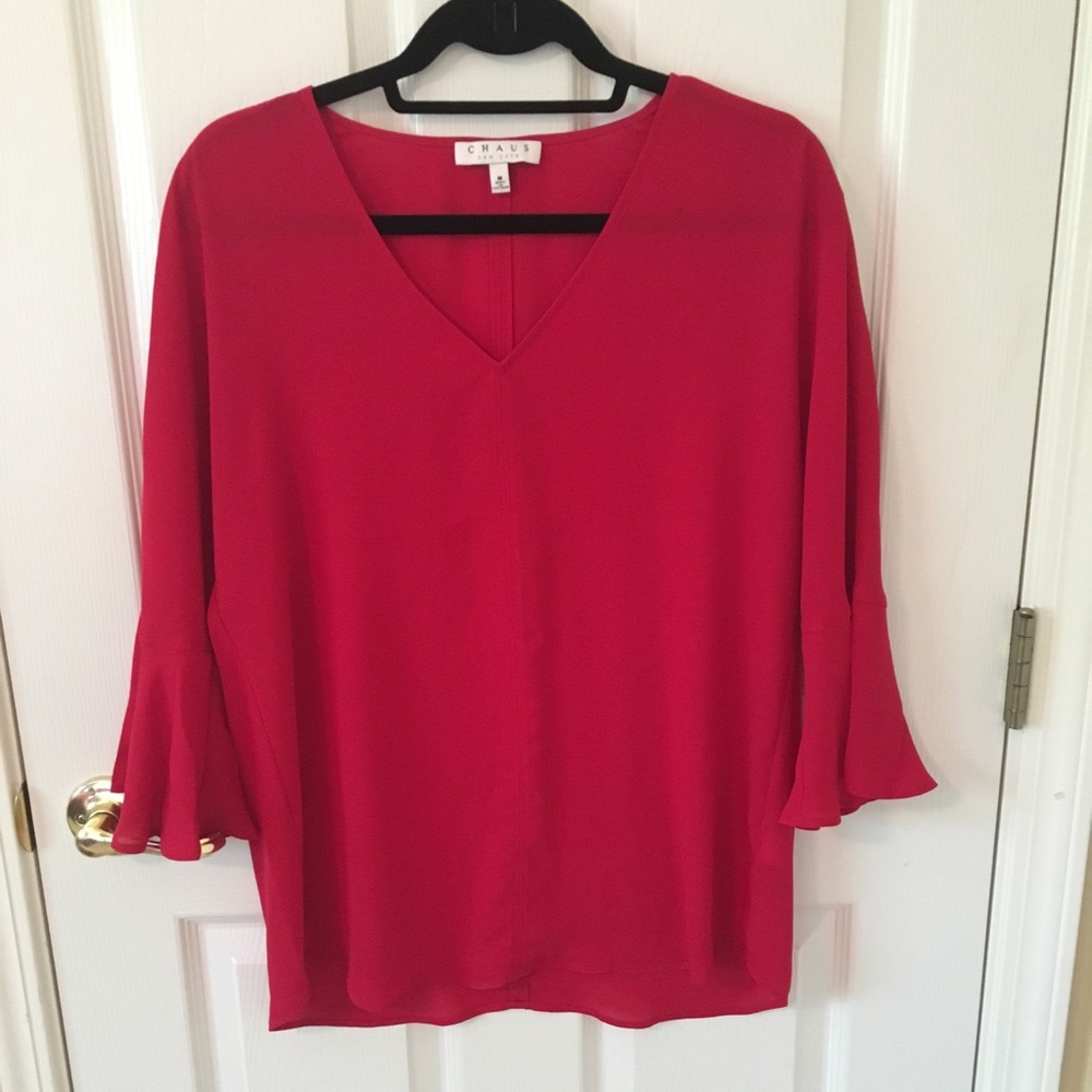Chaus 3/4 Bell Sleeve Blouse